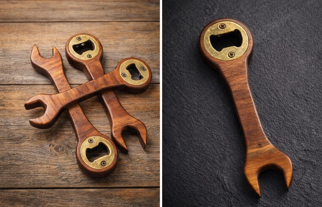 Wrench Bottle Opener Crafted By Turner 6.75in x 2 in x .625%