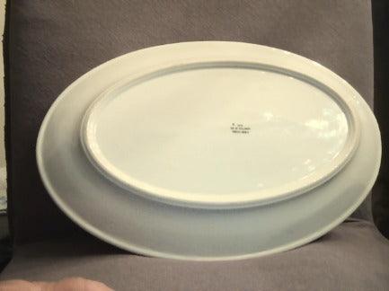 Platter Carr China 15.5" long x 11 " wide