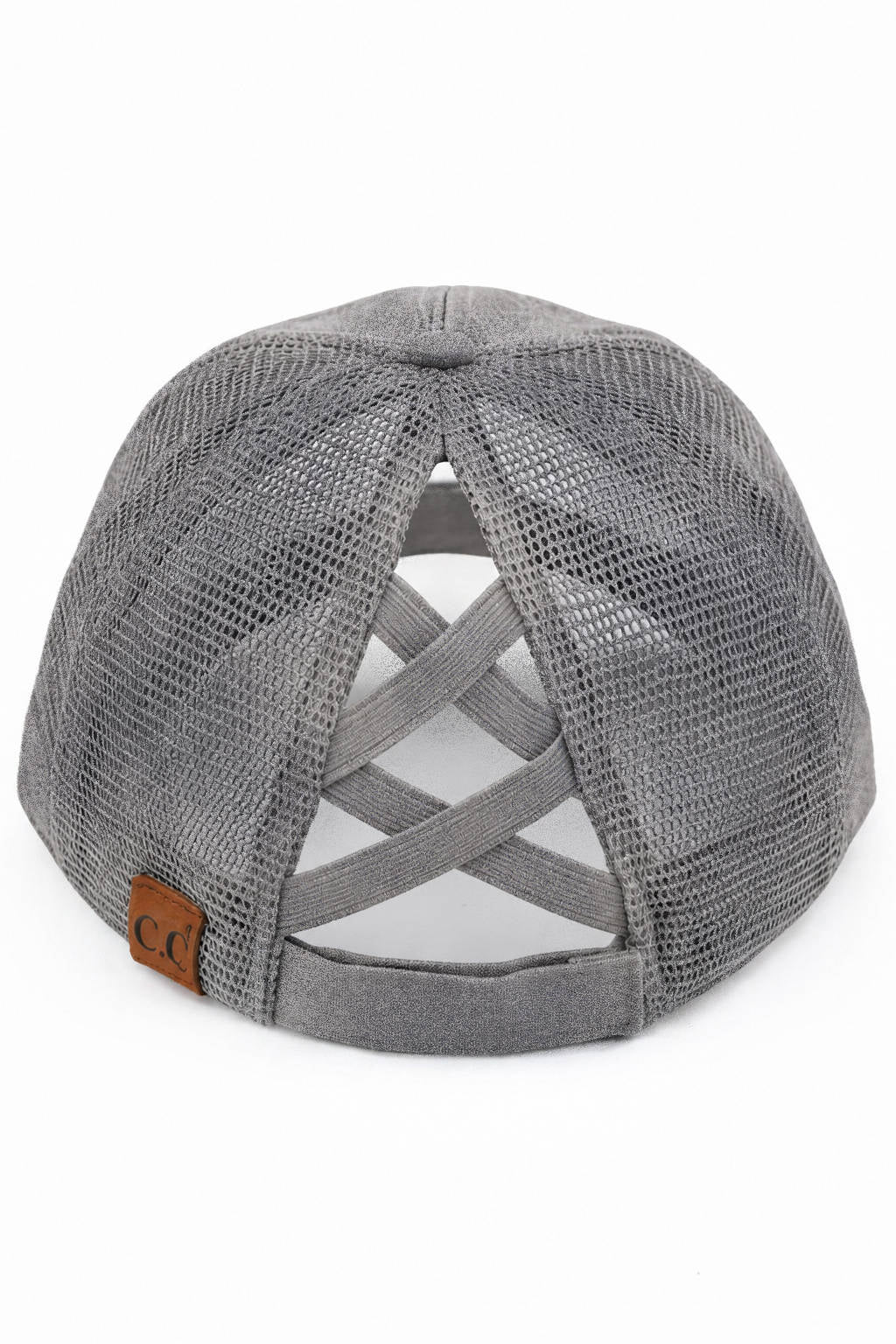 Blessed Pony Tail Hat Grey