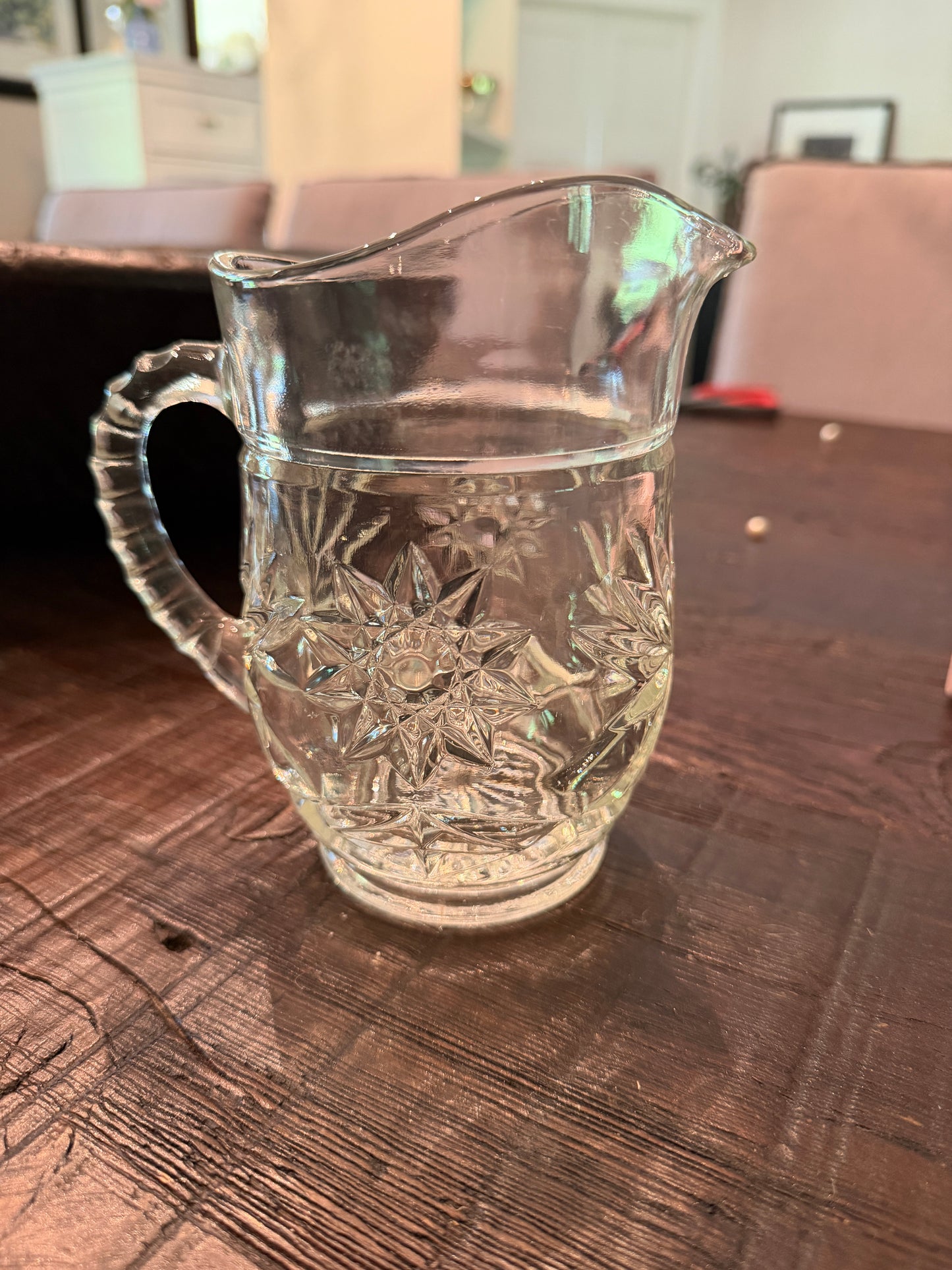 Small Pitcher Anchor Hocking 6” x 5.5”