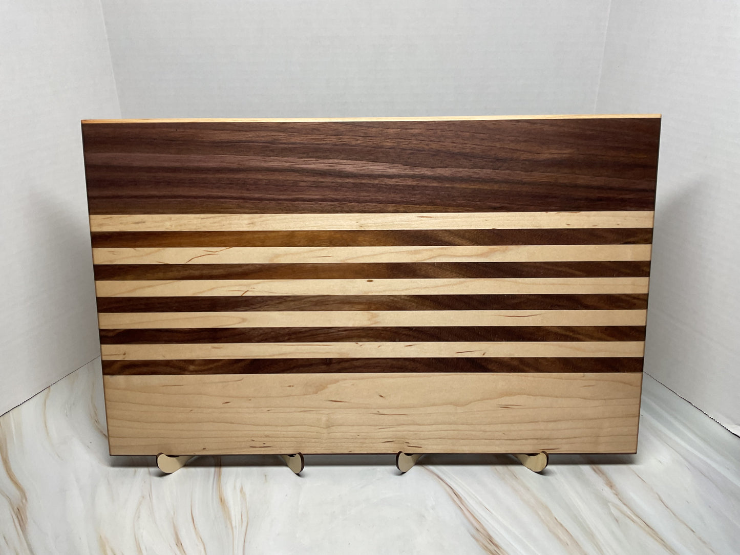 Handcrafted Cutting Board with Walnut and Maple