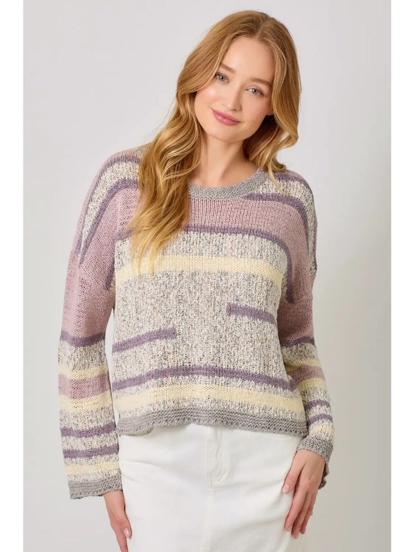 STRIPED SWEATER MYSTREE L