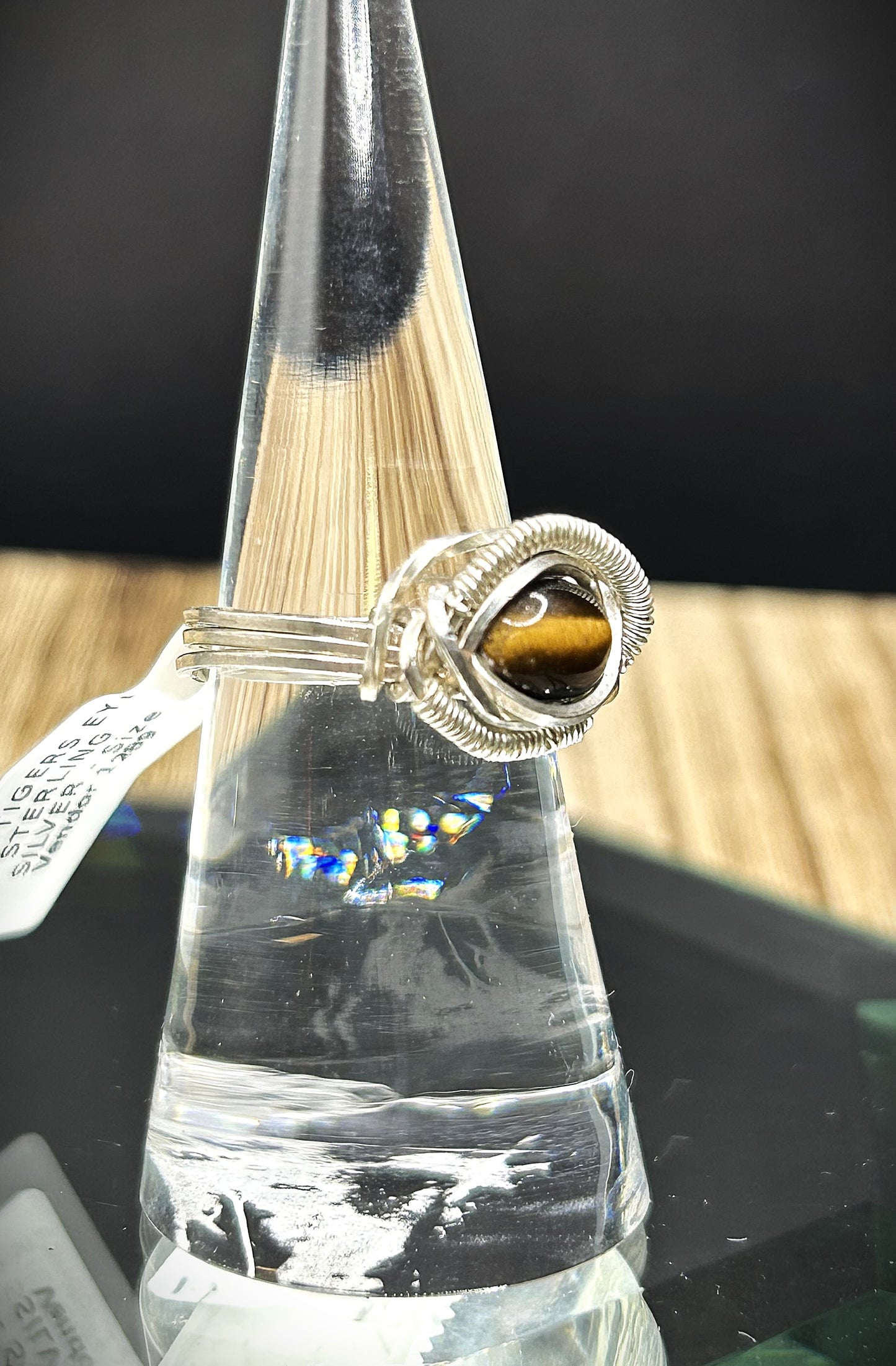 RG TIGERS EYE - STERLING SILVER - Size 6.5