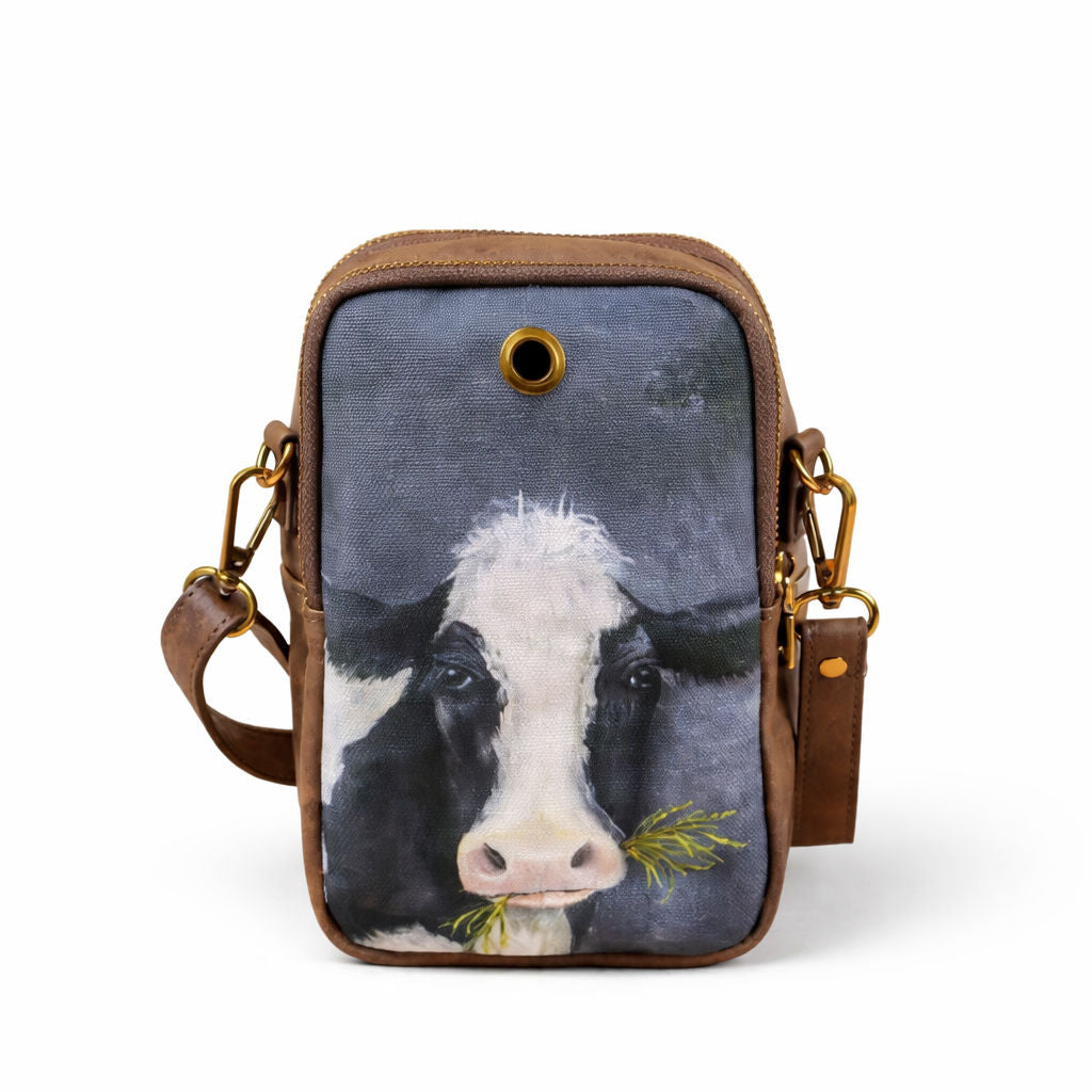 Mooing Cell Phone Cross Body Bag - 1152