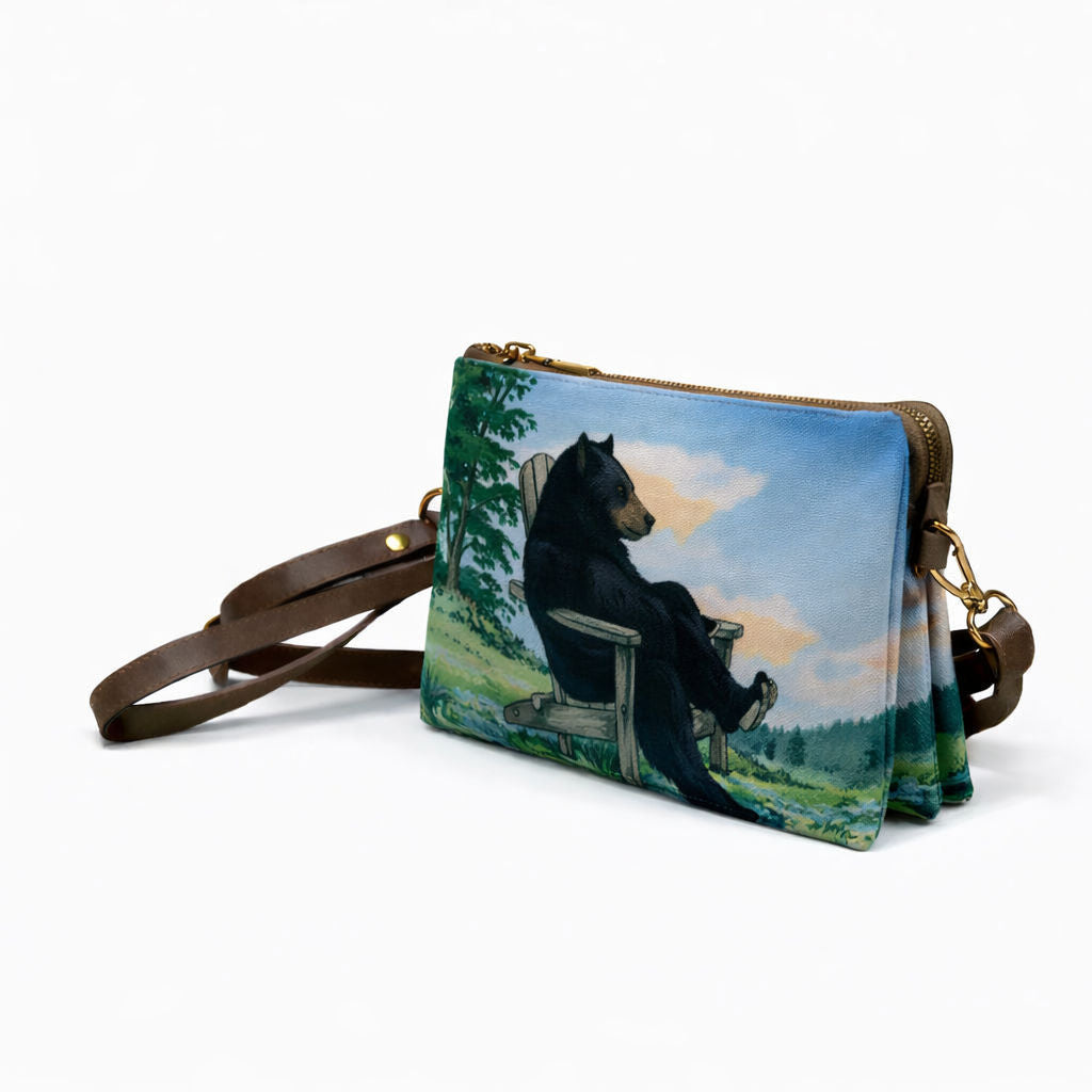 Relaxed Bear Cross Body Bag - 1152