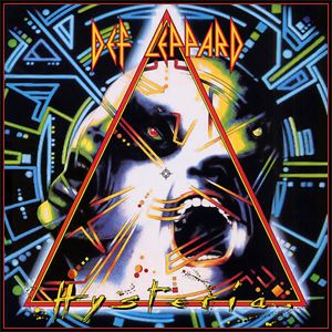 Coaster Def Leppard Hysteria Album Cover