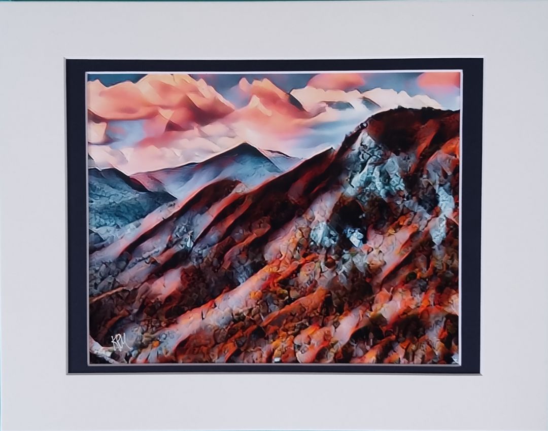 View from Chimney Rock State Park 14x11