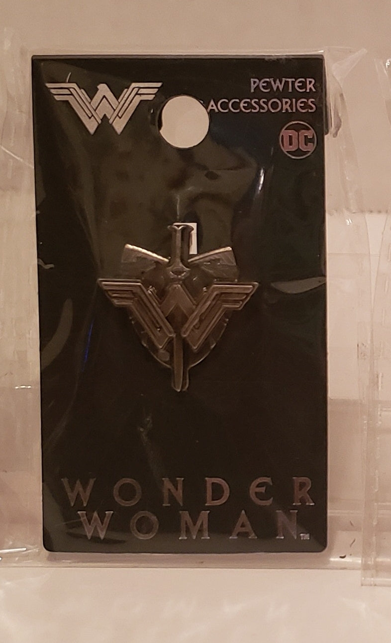 Wonder Woman: Movie Shield and Sword pin Monogram