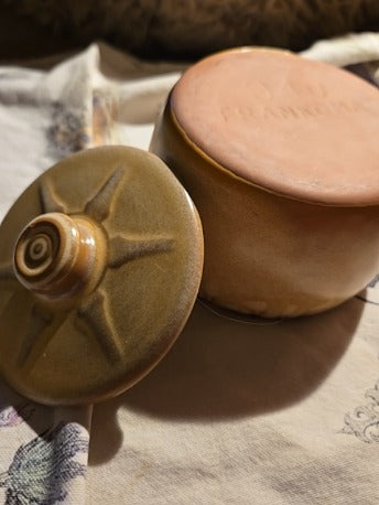 Frankoma individual serving pots with lids