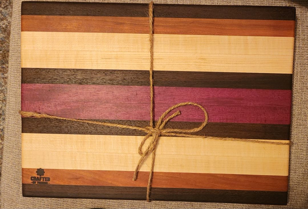 Cutting Board Crafted By Turner 14.5in x 10.5in x .75in