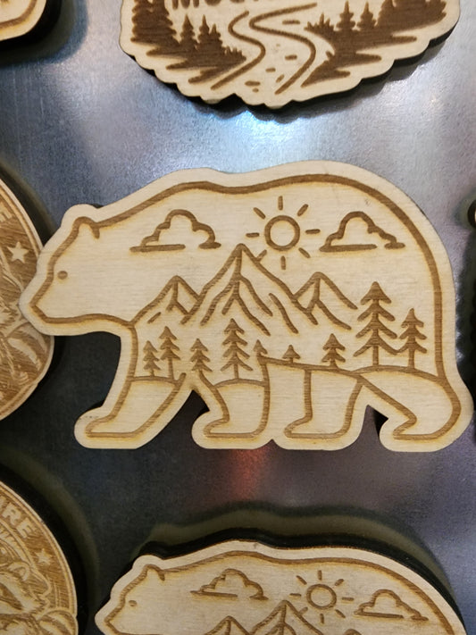 Bear Magnets Crafted By Turner Various