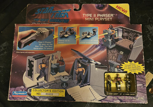 Star Trek Phaser II Playset Playmates Small