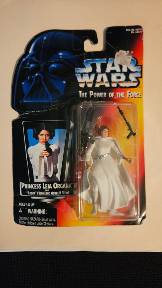 Star Wars Leia w/pistols Kenner Small