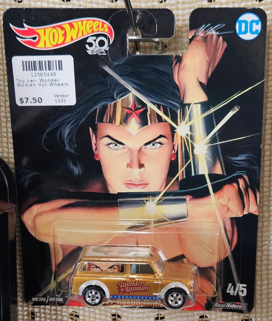 Toy car- Wonder Woman Hot Wheels