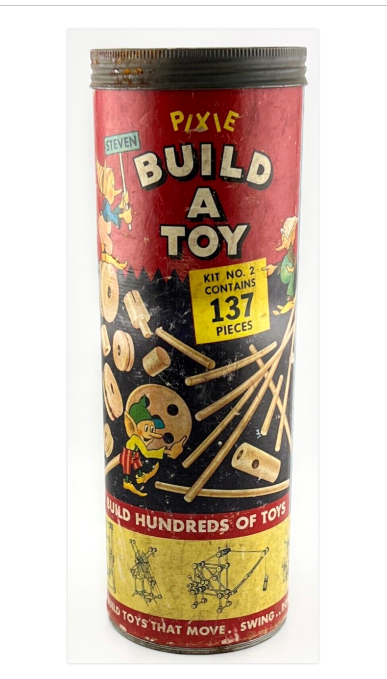 1951 Pixie Build A Toy Set 102 pcs