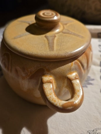 Frankoma individual serving pots with lids