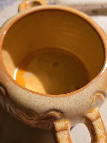 Frankoma individual serving pots with lids
