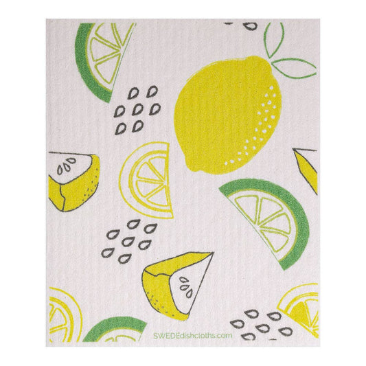 Lemon Lime Swedish Dishcloth Swededishcloths