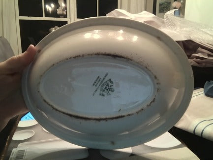 Serving Bowl John Maddock and Sons England 10" long x 8" wide x 2" deep