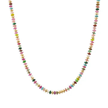 Multi-Color Beaded Necklace Whats Hot Jewelry