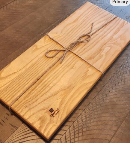Cutting Board Crafted By Turner 18.75 in x 8.5in x 1in
