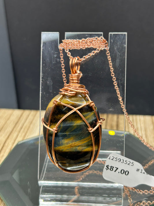 NL WW copper blue tigers eye