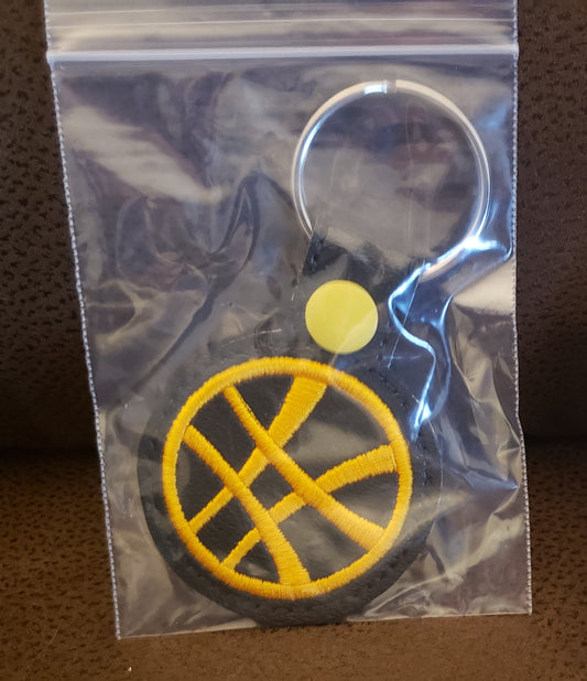 Dr. Strange Leather Keychain
