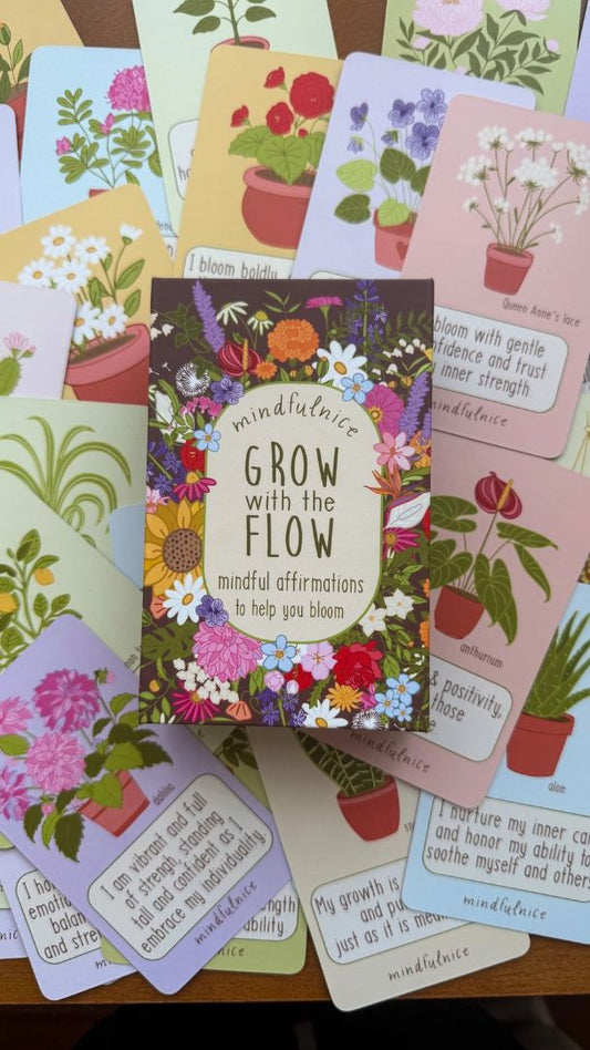 Affirmation Cards - Grow with the Flow Mindfulnice