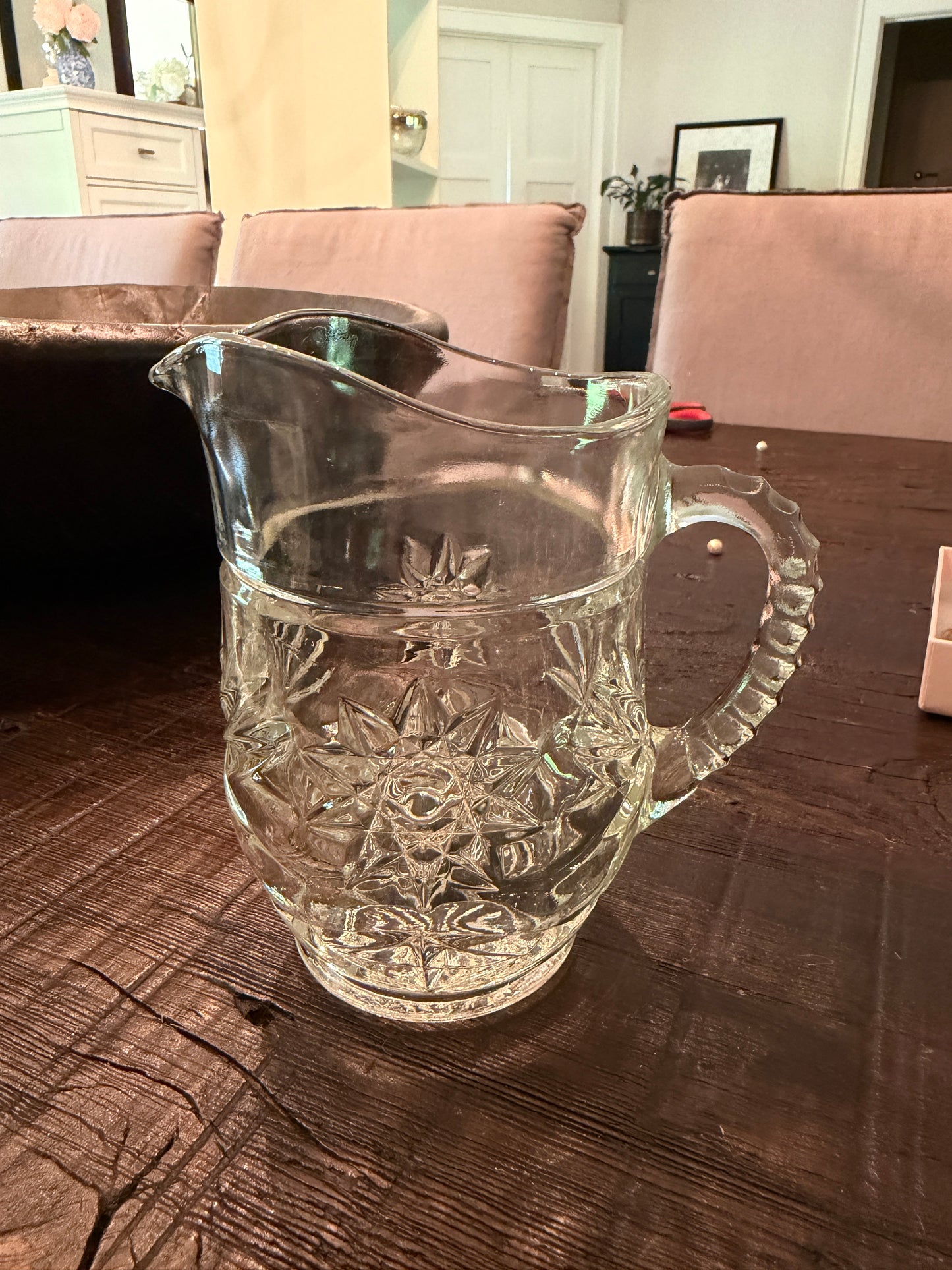 Small Pitcher Anchor Hocking 6” x 5.5”