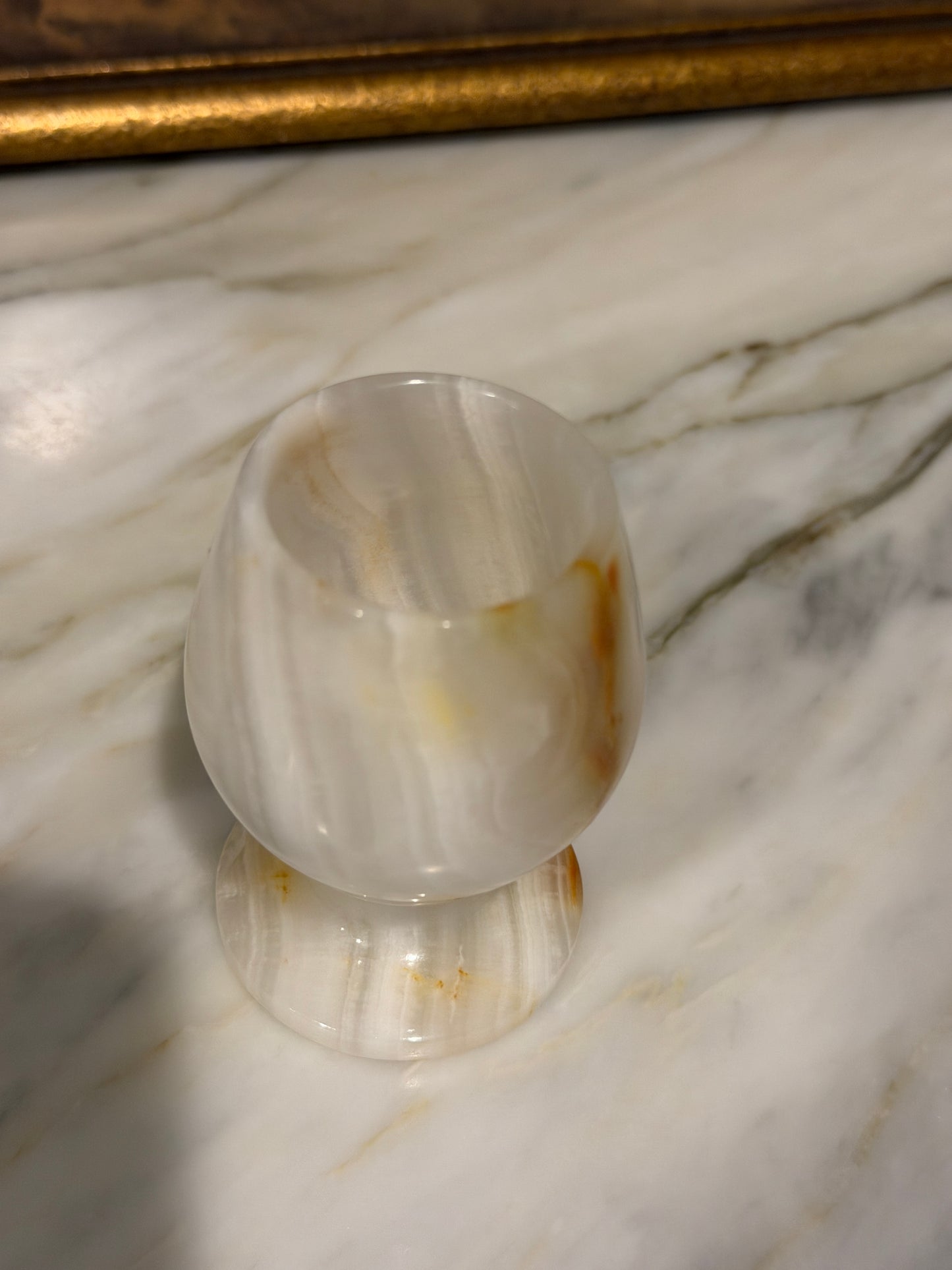 Onyx mini goblet  3” x 2 “