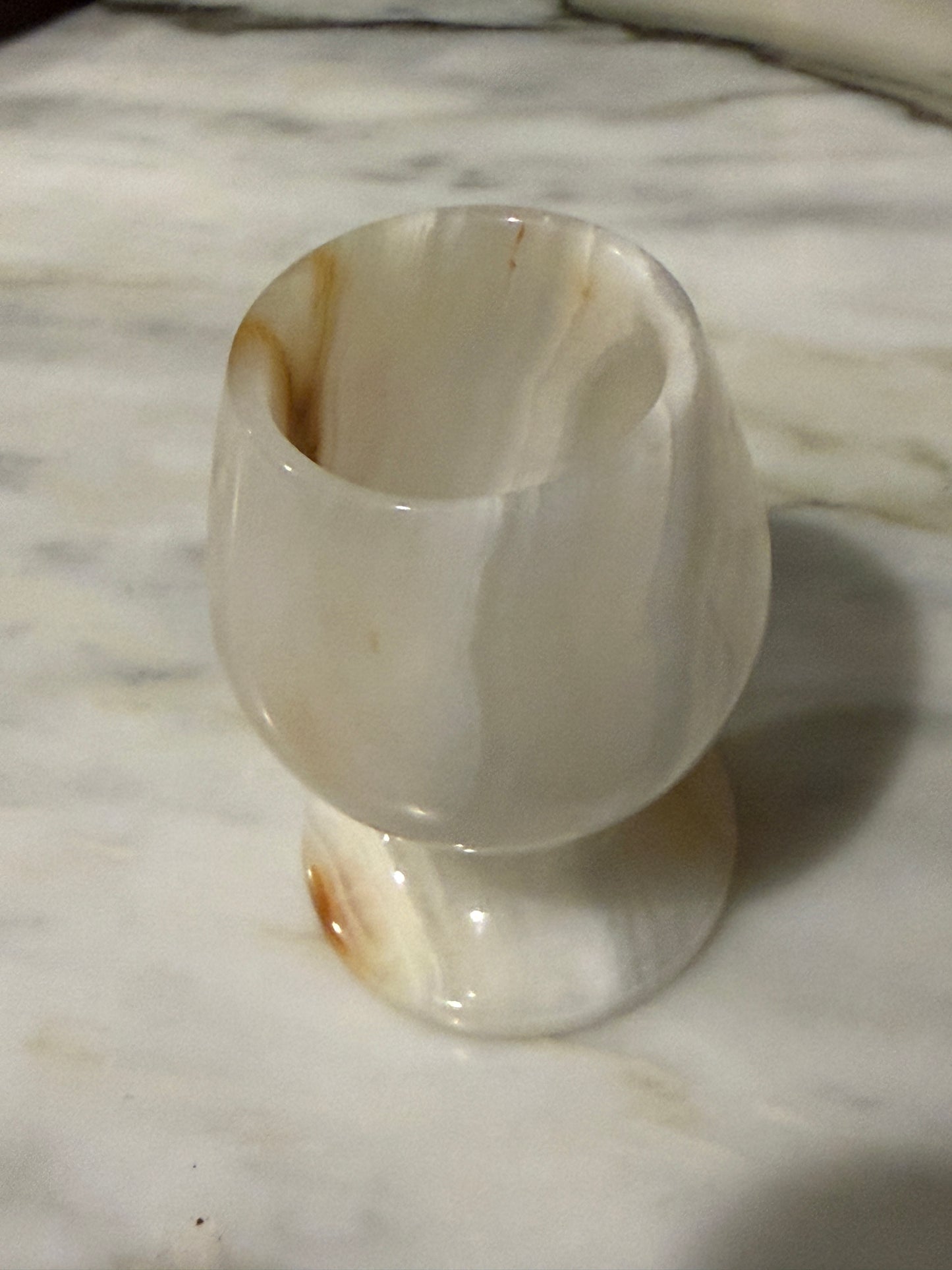 Onyx mini goblet  3” x 2 “