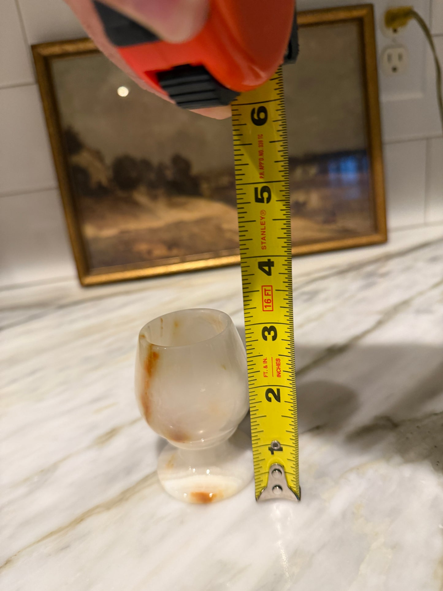 Onyx mini goblet  3” x 2 “