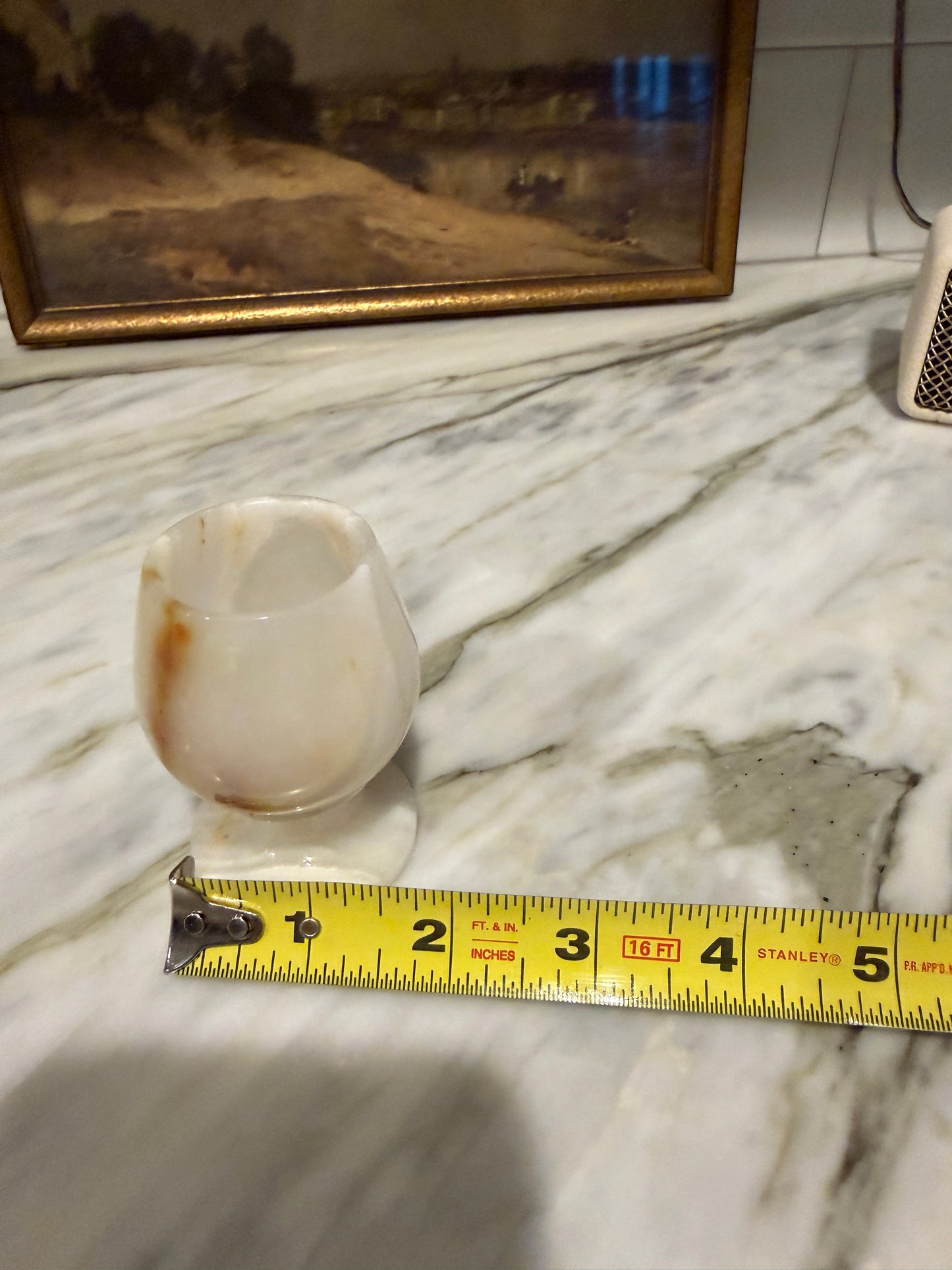Onyx mini goblet  3” x 2 “