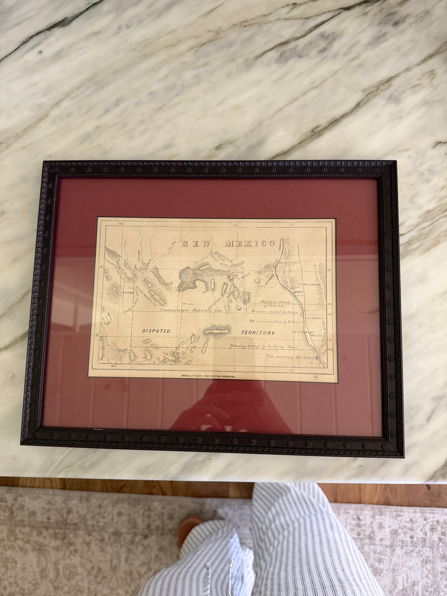 Historical Framed Map