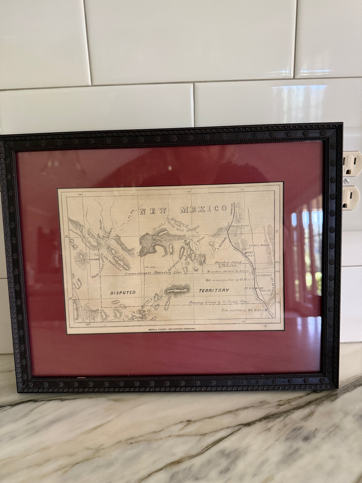 Historical Framed Map