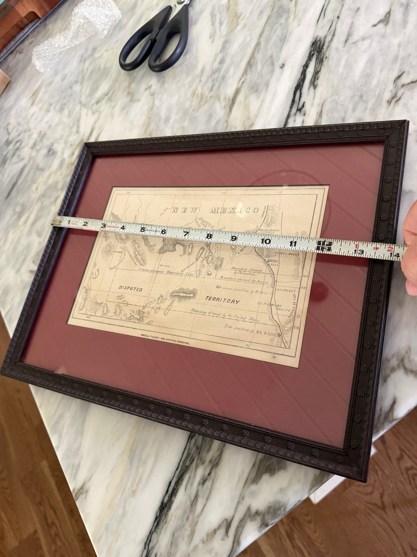 Historical Framed Map