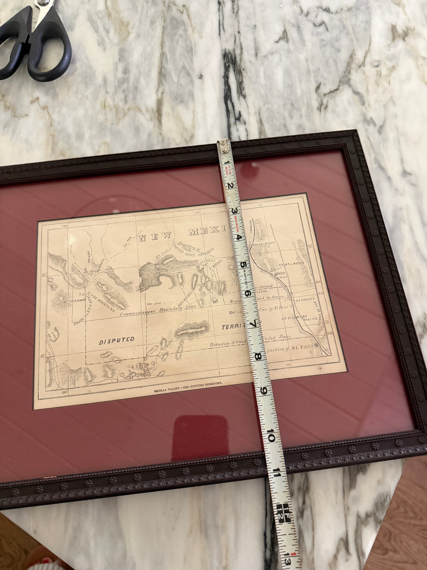 Historical Framed Map