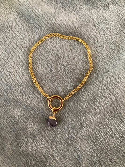 7” Spiga/Wheat Gold plated Chain Bracelet Bellajules