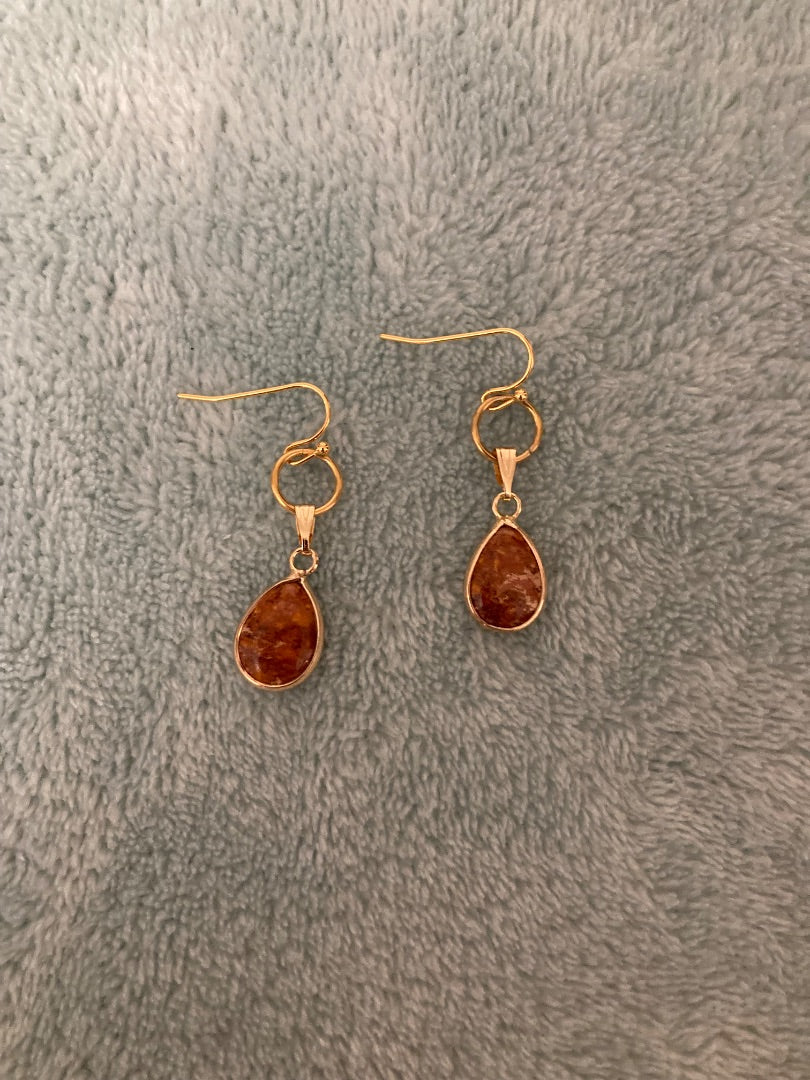 Impression Yellow Jasper Earrings