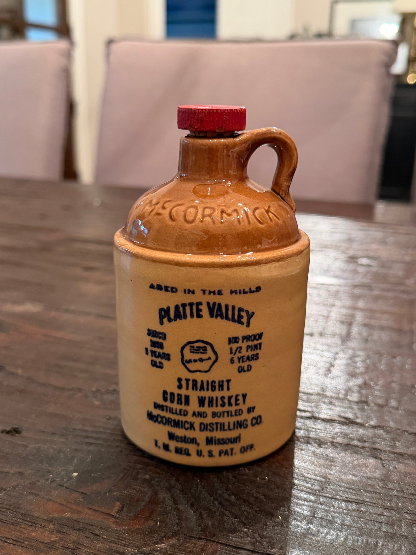 McCormick stoneware Jug  5.25”