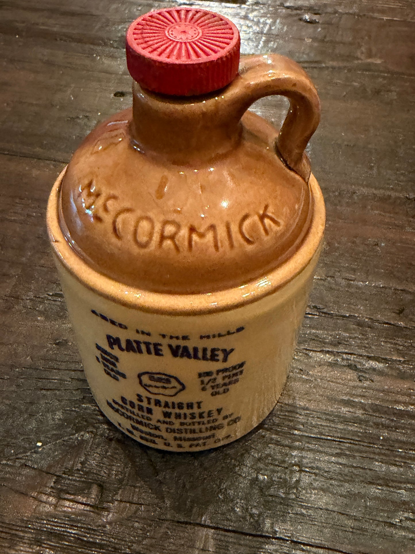 McCormick stoneware Jug  5.25”