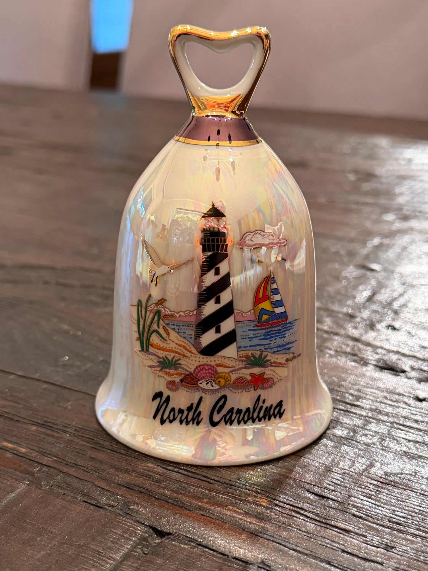 Vintage NC Bell  5” x 3.25”