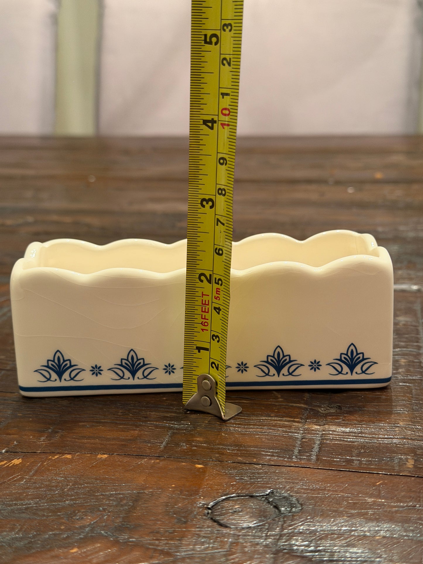 Blue border Trinket Dish