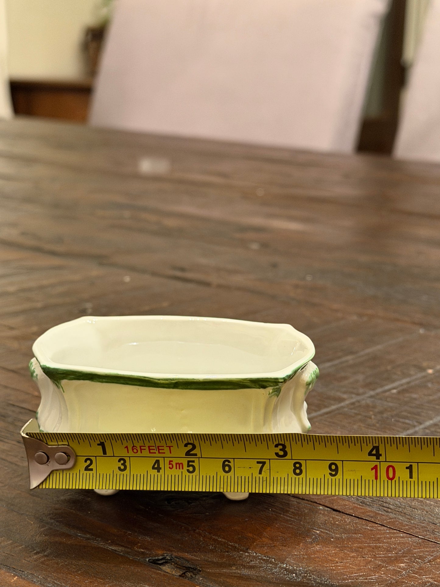 Trinket Dish  4" tall x 2.25" wide