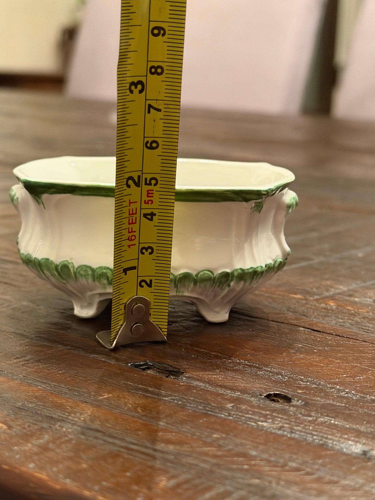 Trinket Dish  4" tall x 2.25" wide