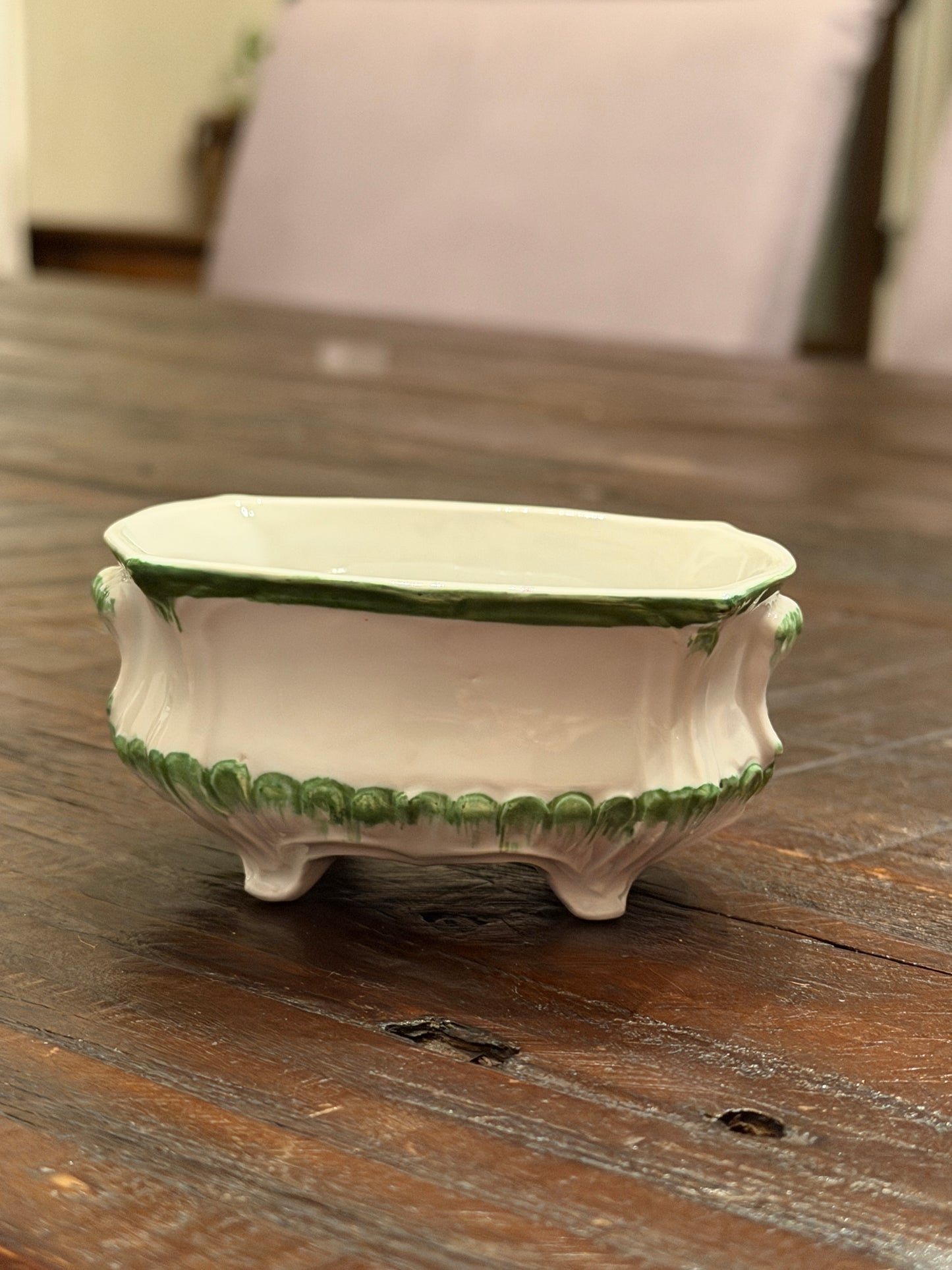 Trinket Dish  4" tall x 2.25" wide