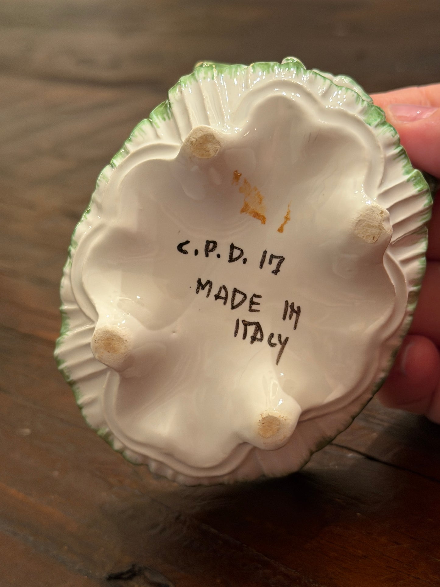 Trinket Dish  4" tall x 2.25" wide