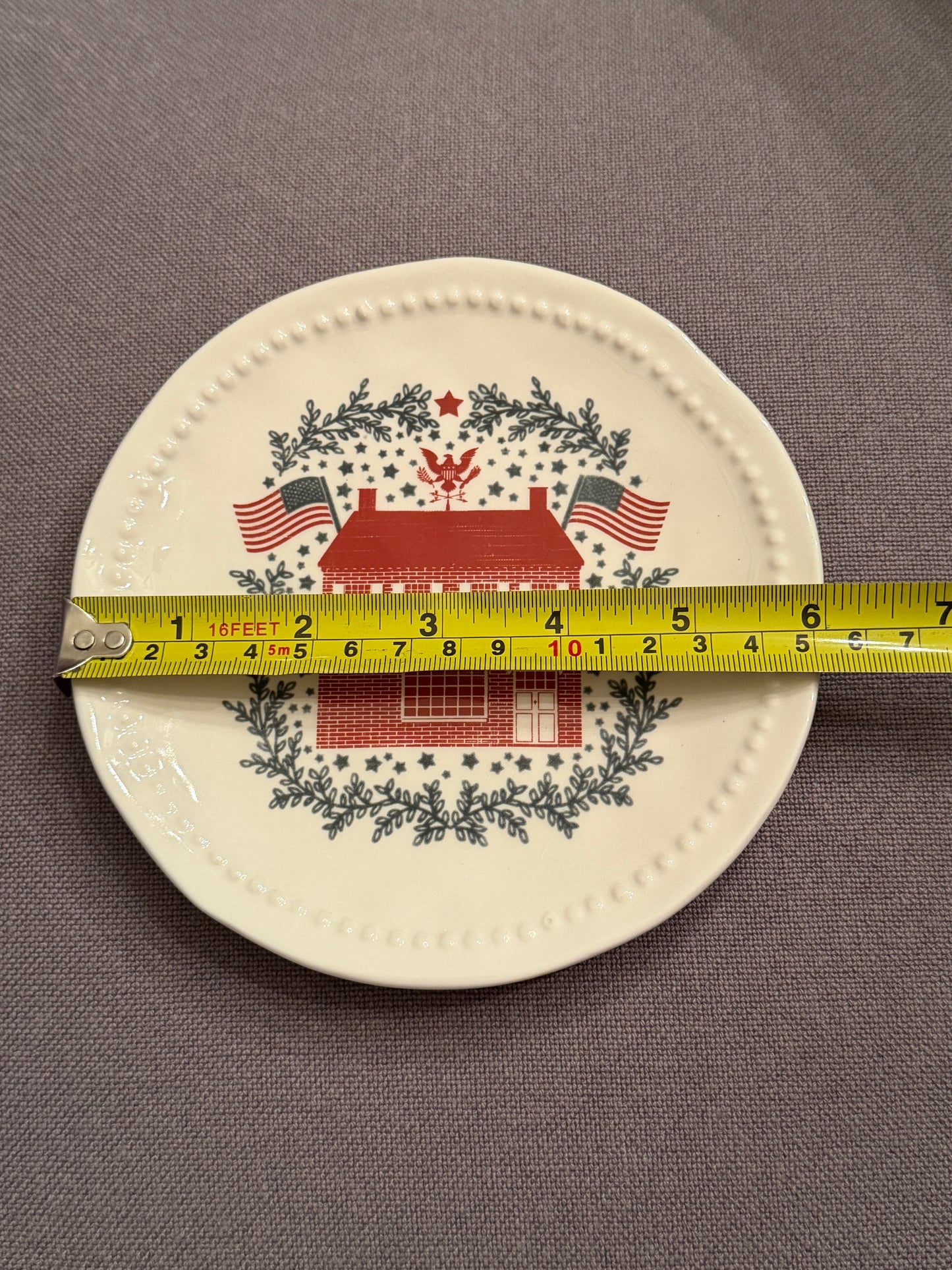 Americana small plate Envogue Home 6”