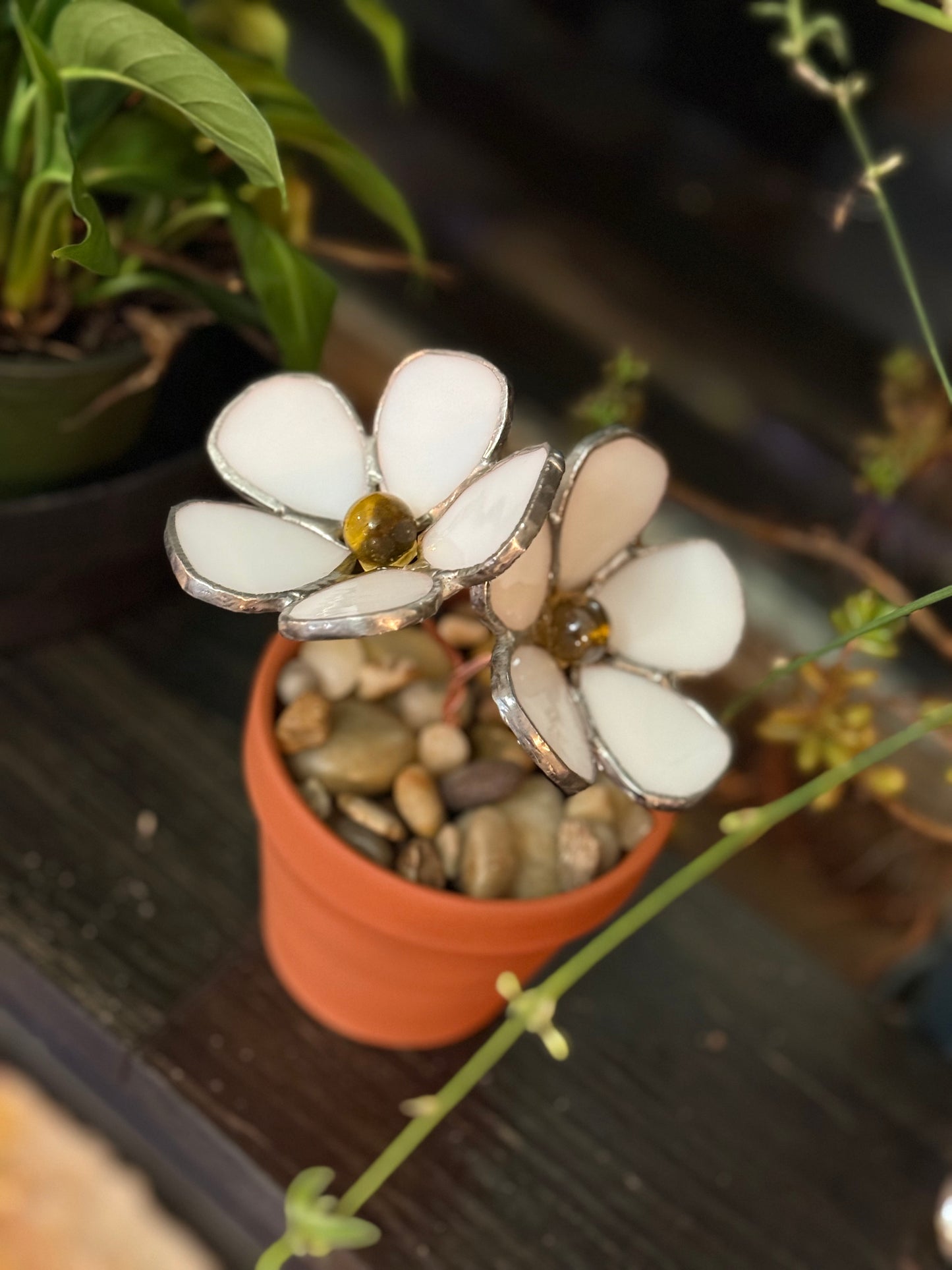 White flowers