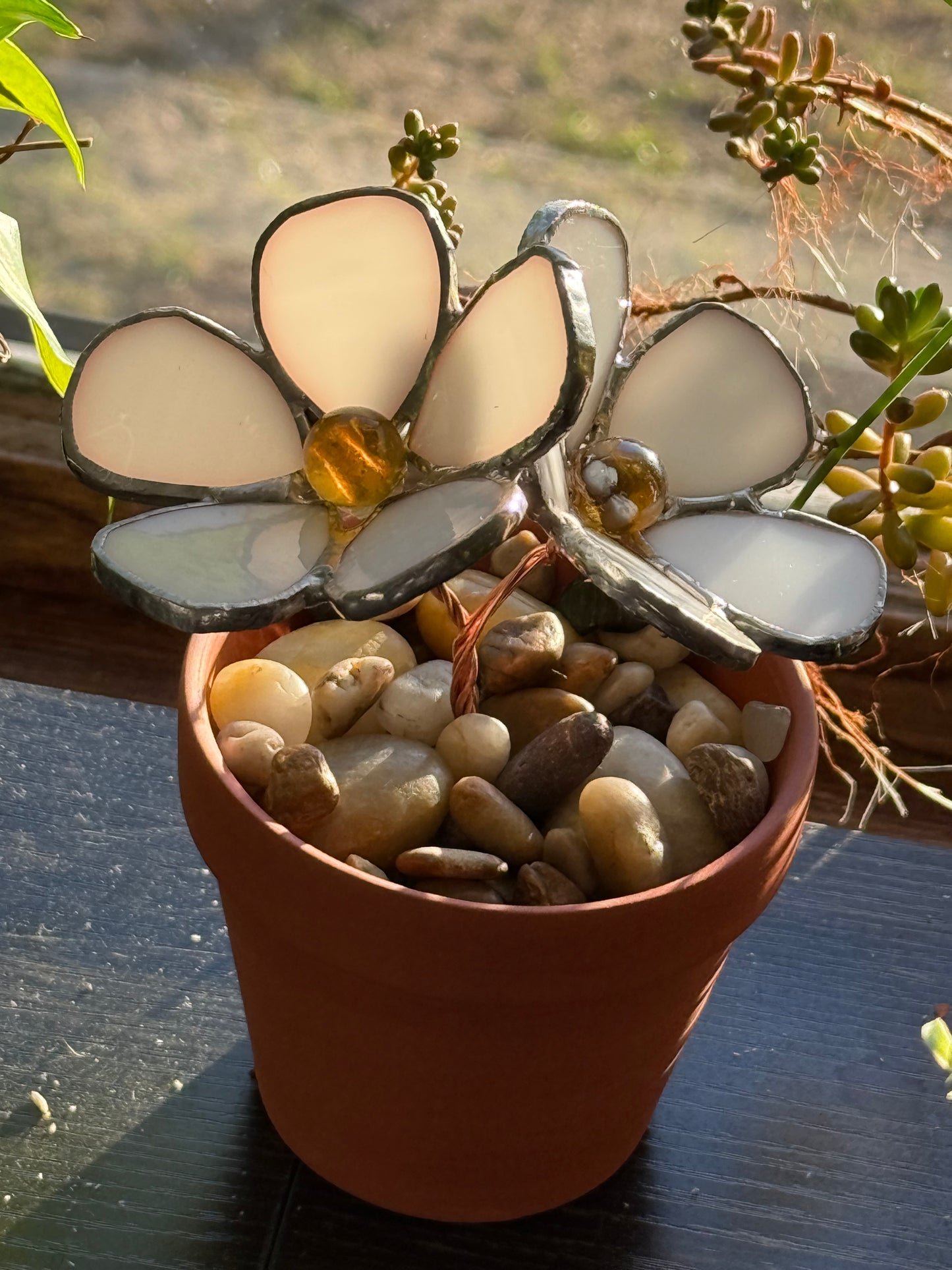 White flowers